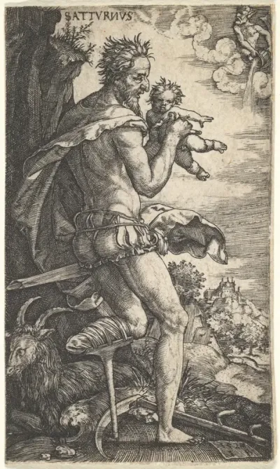Saturn, from "The Gods Who Preside Over the Planets"