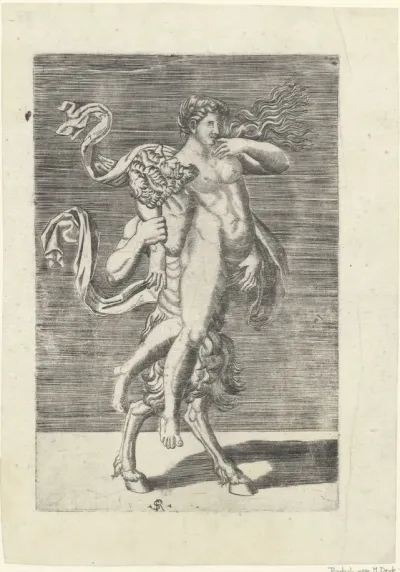 Satyr and a nymph