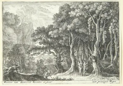 Satyrer samler frugt