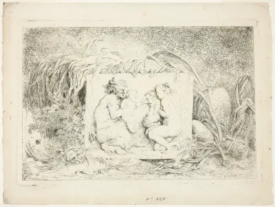 Satyrs Dancing, from Bacchanales, or Satyrs' Games