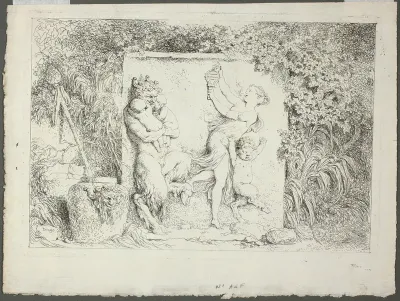 Satyrs Family, from Bacchanales, or Satyrs' Games