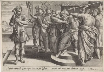 Saul probeert David te doden