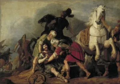 Saul struck blind on his way to Damascus