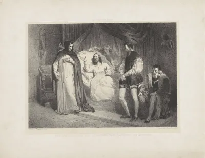 Savonarola bij het sterfbed van Laurens de Medicis