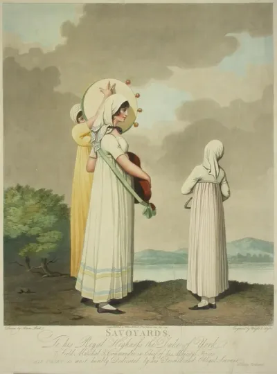 Savoyajalaistyttöjä 1799, Adam Buckin mukaan