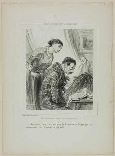 Say-So, Papa!, from Masques et Visages