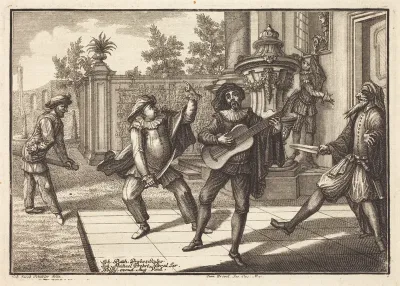 Scaramouche Distracts Pantalon