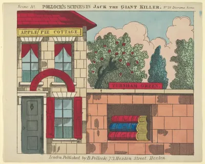 Scene 10, from Jack and the Giant Killer, Scenes for a Toy Theater