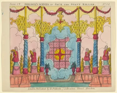 Scene 14, from Jack and the Giant Killer, Scenes for a Toy Theater