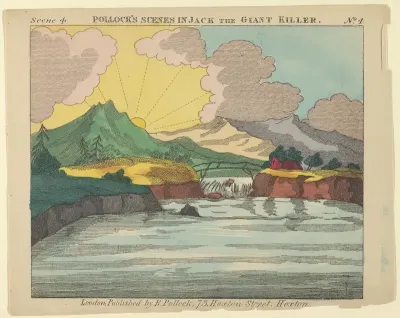 Scene 4, from Jack and the Giant Killer, Scenes for a Toy Theater