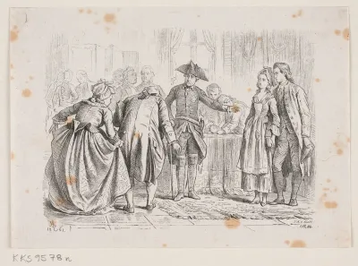 Scene af Frederik d. Stores Historie