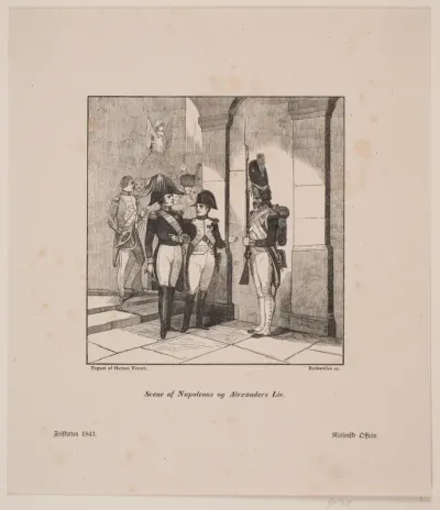 Scene af Napoleons og Alexanders liv