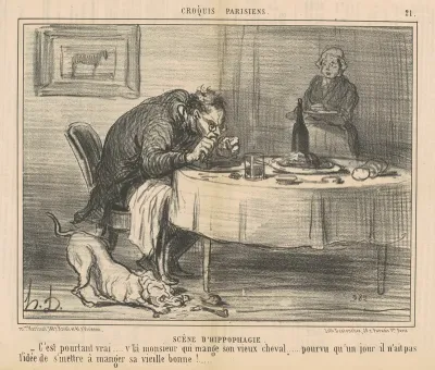 Scène d'Hippophagie