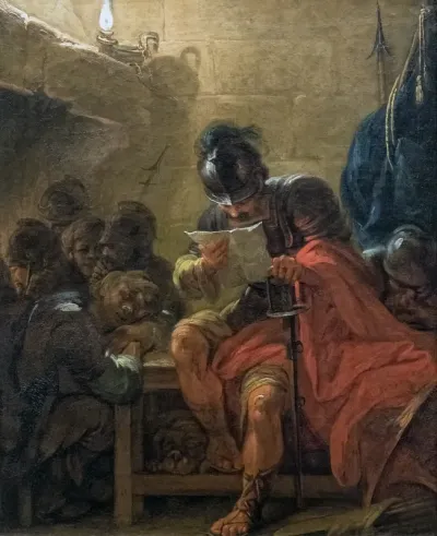 Scène de corps de garde - Jacques Gamelin