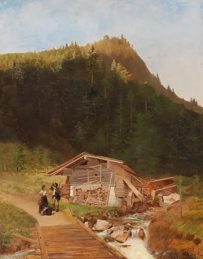 Scene from the Inntal in Bavaria.