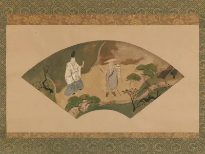 Scene from the Tales of Ise: “Mount Utsu”