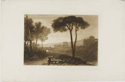 Scene in the Campagna, plate 38 from Liber Studiorum