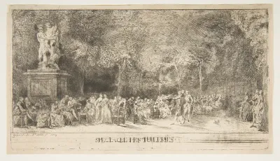 Scene in the Tuileries: The Chairs