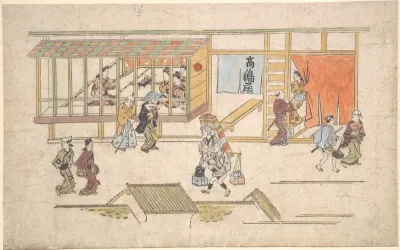 Scene in the Yoshiwara