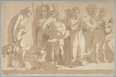 Scene of Antique Sacrifice