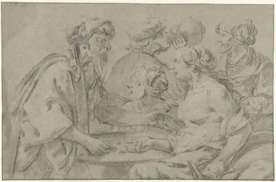 Scene of mercenary love