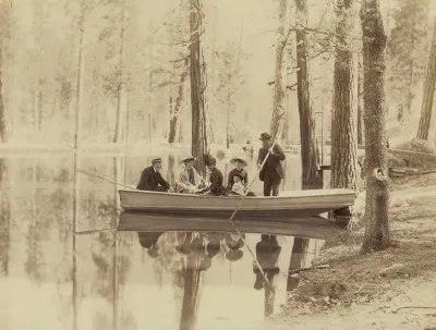Scene on Stella Lake, Wawona Station