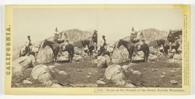 Scene on the Summit of the Sierra Nevada Mountains, California, No. 222 from the series "California"