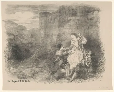 Scène uit ballet Don José