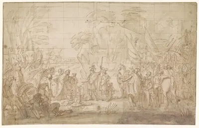 Scène uit de Romeinse geschiedenis