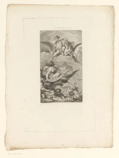 Scène uit een gedicht met Pegasus