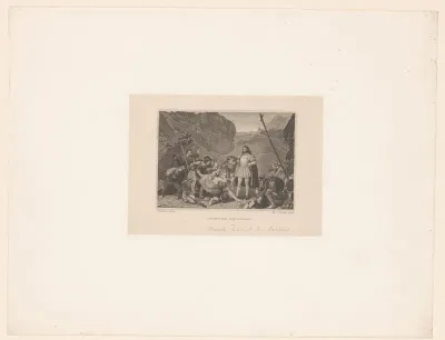 Scène uit Orlando Furioso van Ludovico Ariosto