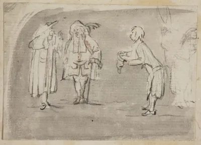 Scener fra Ludvig Holbergs "Maskerade"