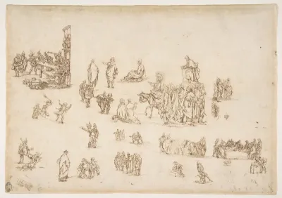Scenes from the Life of Christ and Other Figure Studies