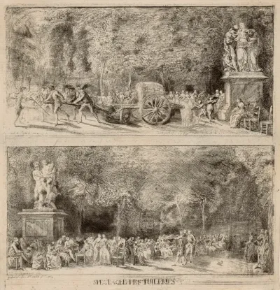 Scenes from the Tuileries: The Chairs and the Water Cart