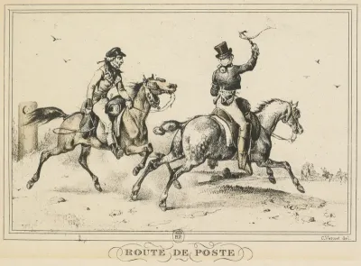 Scenes of Daily Life, Roads and Paths: Mail Route (Scènes de la vie quotidienne, Route et Chemins: Route de Poste)
