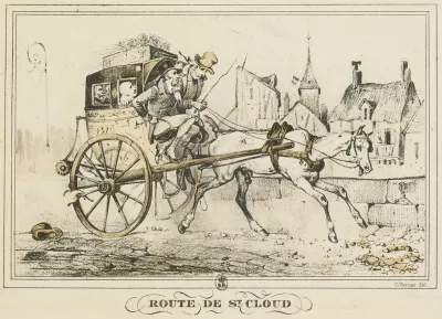 Scenes of Daily Life, Roads and Paths: Road to Saint-Cloud (Scènes de la vie quotidienne, Route et Chemins: Route de Saint-Cloud)