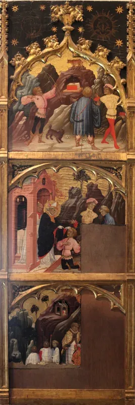 Scenes of the legend of Saint Michael