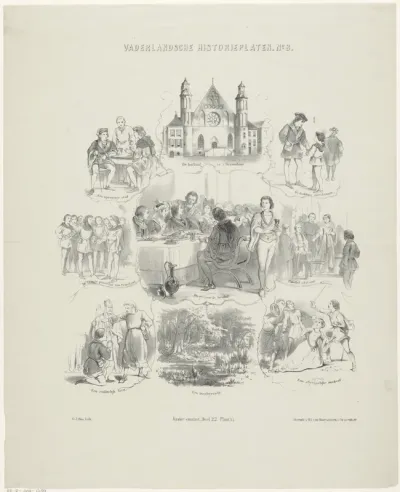 Scènes uit de geschiedenis van Friesland