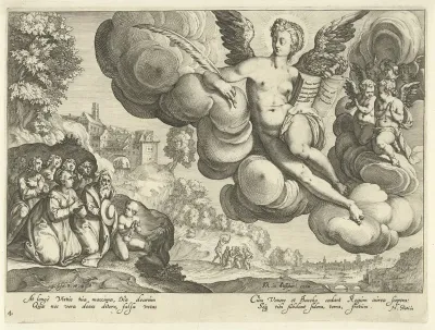 Scènes uit het apocriefe bijbelboek 3 Esdras