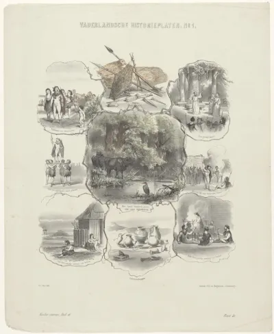 Scènes uit het leven van de Batavieren