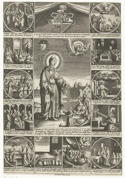 Scènes uit het leven van de Heilige Thomas van Villanueva