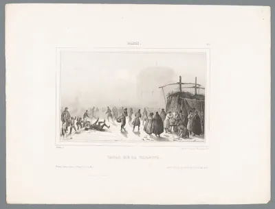 Schaatsen op het Bassin de la Villette
