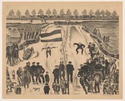 Schaatswedstrijd