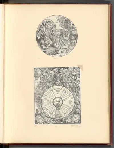 Schedel, Hartmann: Weltchronik, 6. Schöpfungstag; Heiligung des 7. Tages (Buchillustration)