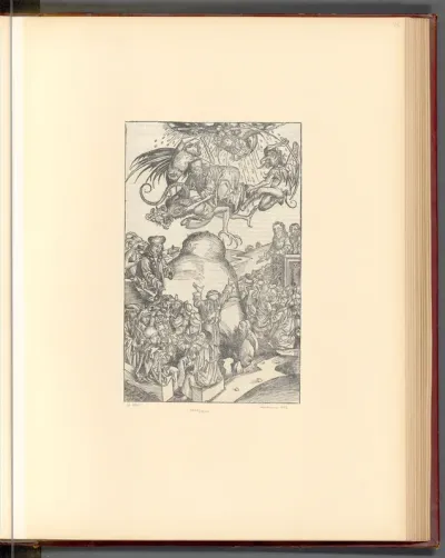 Schedel, Hartmann: Weltchronik, Antichrist (Buchillustration)