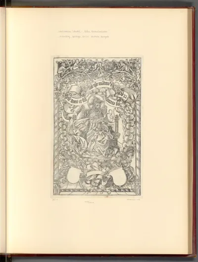 Schedel, Hartmann: Weltchronik, Gottvater (Buchillustration)
