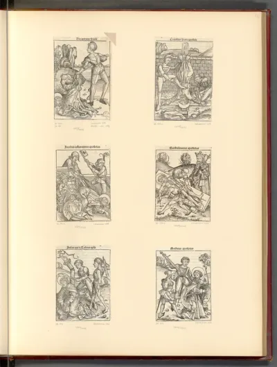 Schedel, Hartmann: Weltchronik, Märtyrer (Buchillustration)