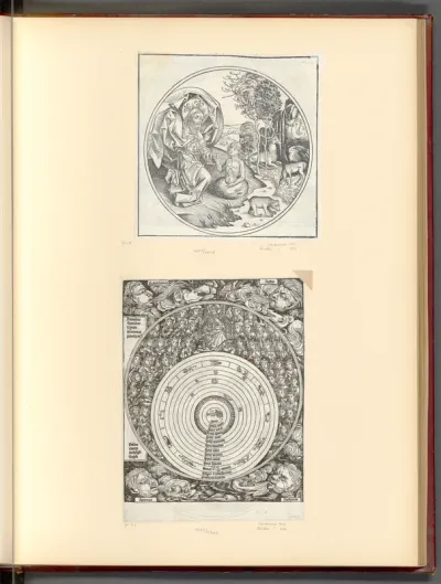 Schedel, Hartmann: Weltchronik, Schöpfung des Menschen; 7. Schöpfungstag (Buchillustration)