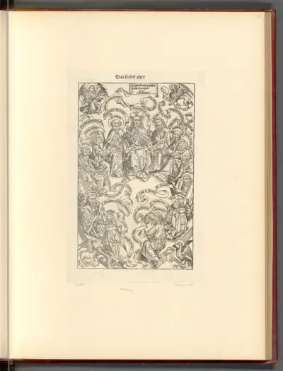 Schedel, Hartmann: Weltchronik, Thronender Christus (Buchillustration)