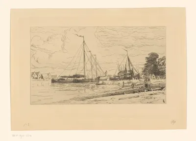 Scheepswerf in Muiden